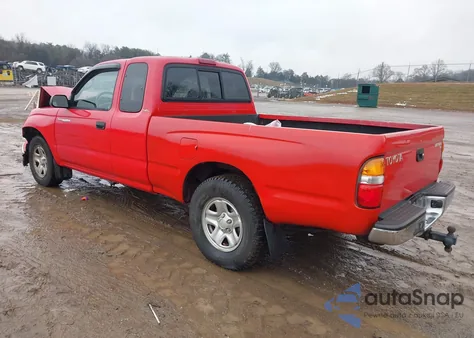 2002 Toyota Tacoma из США, поврежденный, VIN 5TEVL52N82Z064762